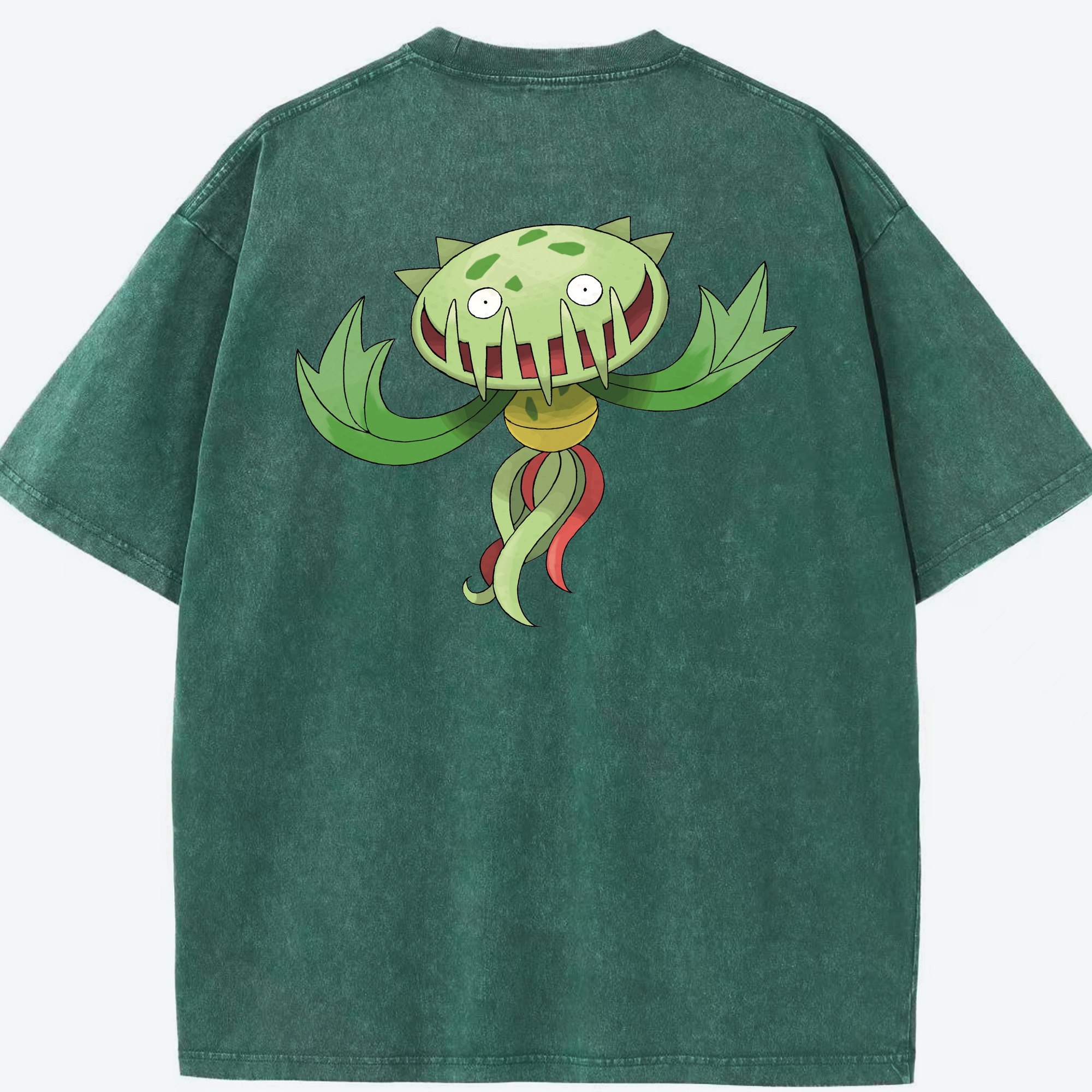 （画像用） ポケットモンスター Pokémon 綿100% ヴィンテージ風 半袖Tシャツ（背面プリント）